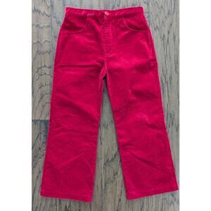 Fantaisie Kids Red Corduroy Pants
